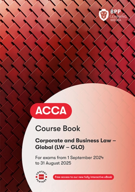 ACCA Corporate and Business Law (Global) : Course Book, Paperback / softback Book