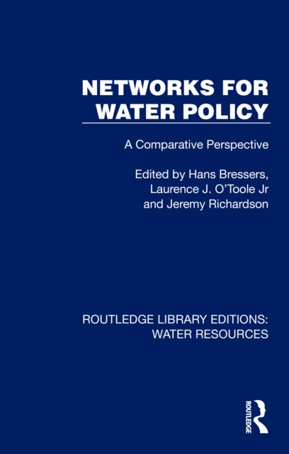 Networks for Water Policy : A Comparative Perspective, PDF eBook