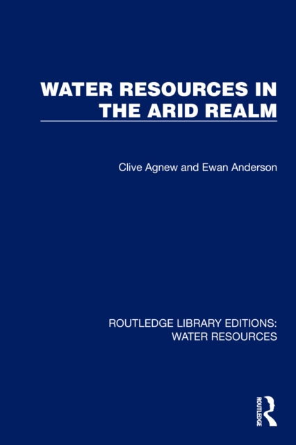 Water Resources in the Arid Realm, PDF eBook