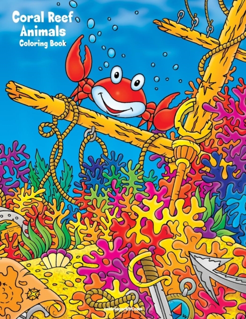 Coral Reef Animals Coloring Book, Paperback / softback Book
