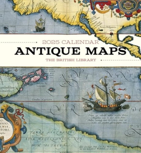 Antique Maps 2025 Wall Calendar, Paperback Book