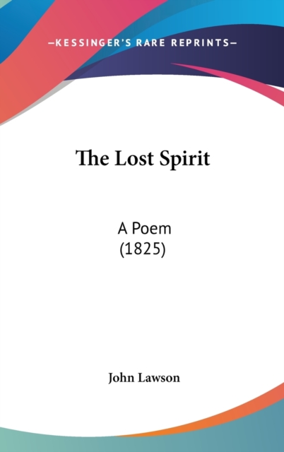 The Lost Spirit : A Poem (1825),  Book