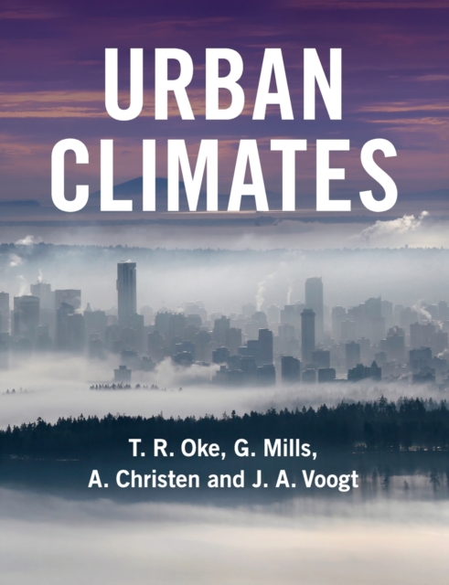 Urban Climates, Paperback / softback Book
