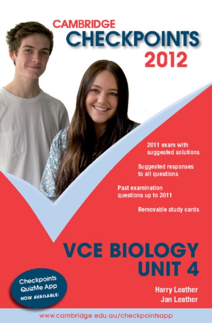 Cambridge Checkpoints VCE Biology Unit 4 2012, Paperback / softback Book