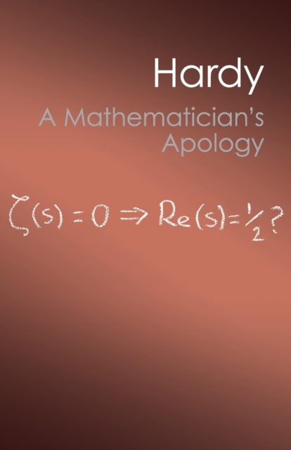 A Mathematician's Apology, Paperback / softback Book