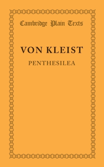Penthesilea : Ein Trauerspiel, Paperback / softback Book