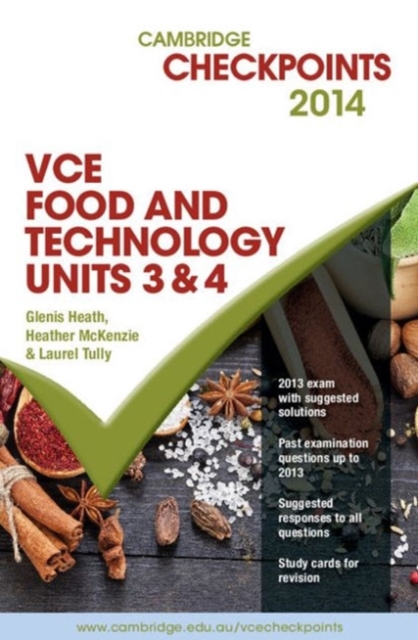 Cambridge Checkpoints VCE Food Technology Units 3 and 4 2014 and Quiz Me More, Mixed media product Book