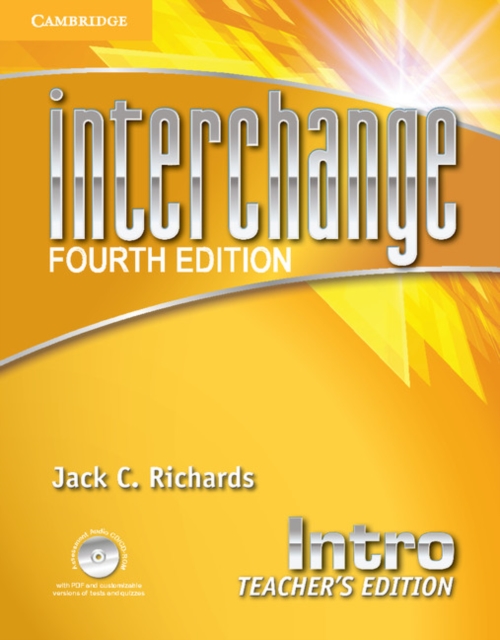 Interchange Intro Teacher's Edition with Assessment Audio CD/CD-ROM, Mixed media product Book