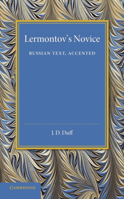 Lermontov's Novice : Russian Text, Accented, Paperback / softback Book