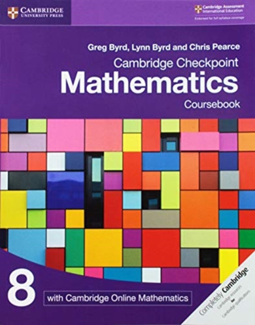 Cambridge Checkpoint Mathematics Coursebook 8 with Cambridge Online Mathematics (1 Year), Multiple-component retail product Book