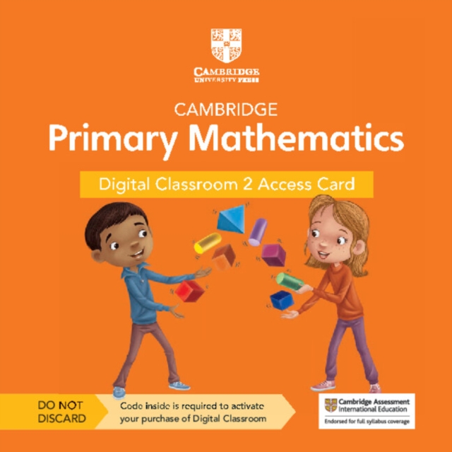 Cambridge Primary Mathematics Digital Classroom 2 Access Card (1 Year Site Licence), Digital product license key Book