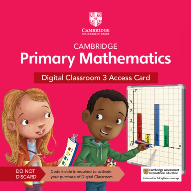 Cambridge Primary Mathematics Digital Classroom 3 Access Card (1 Year Site Licence), Digital product license key Book