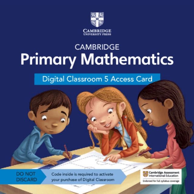 Cambridge Primary Mathematics Digital Classroom 5 Access Card (1 Year Site Licence), Digital product license key Book