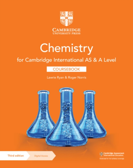 Cambridge International AS & A Level Chemistry Coursebook with Digital Access (2 Years), Multiple-component retail product Book