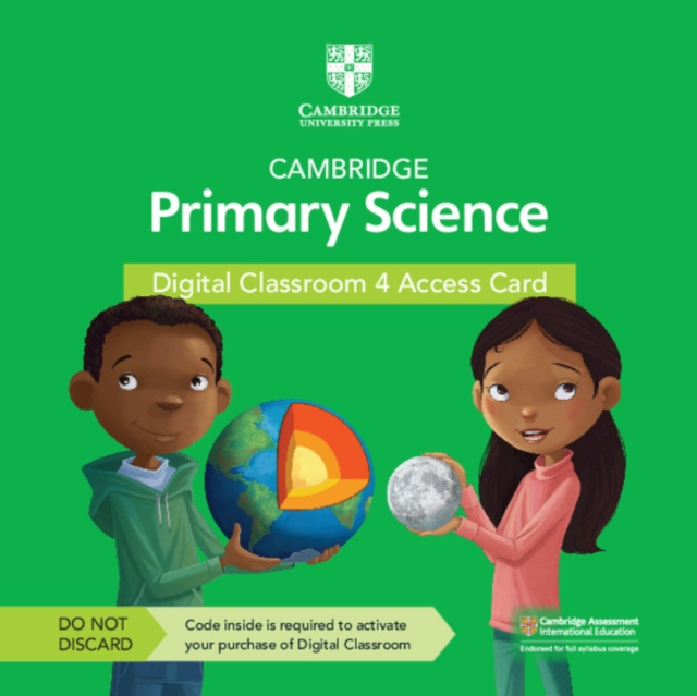 Cambridge Primary Science Digital Classroom 4 Access Card (1 Year Site Licence), Digital product license key Book