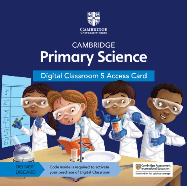 Cambridge Primary Science Digital Classroom 5 Access Card (1 Year Site Licence), Digital product license key Book