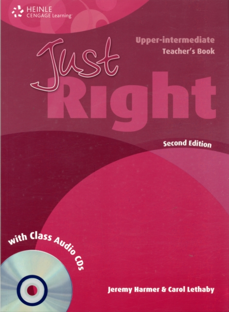 Just Right Upper Intermediate: Teacher's Book with Class Audio CD, Mixed media product Book