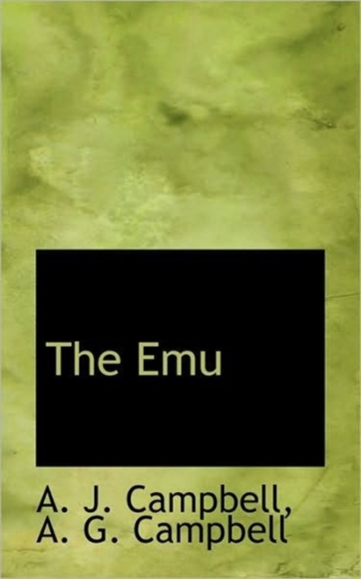 The Emu, Hardback Book