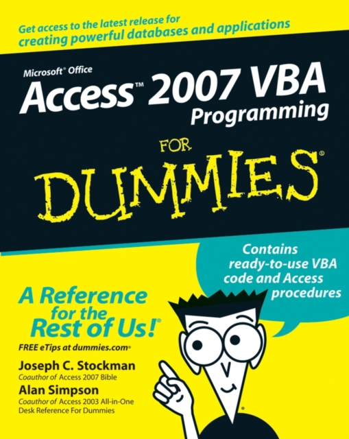 Access 2007 VBA Programming For Dummies, EPUB eBook