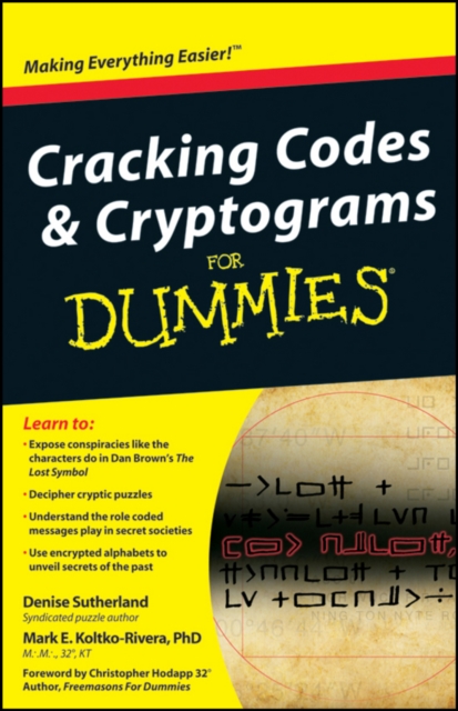 Cracking Codes and Cryptograms For Dummies, EPUB eBook