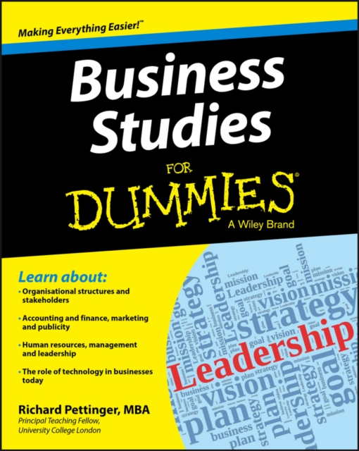 Business Studies For Dummies, Paperback / softback Book