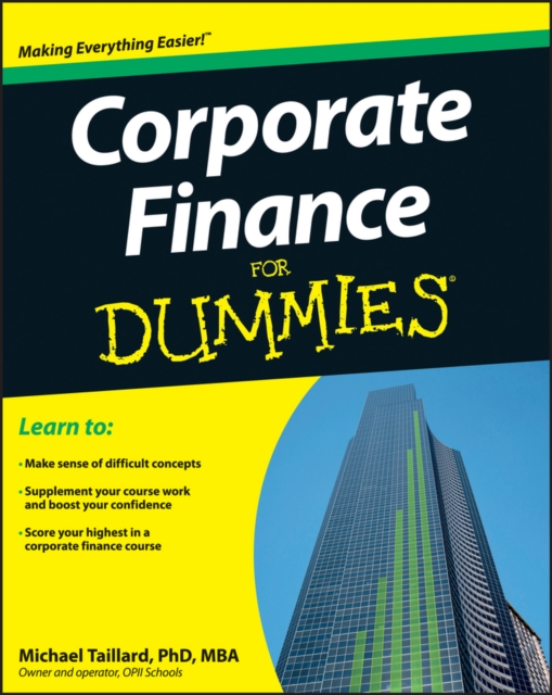Corporate Finance For Dummies, PDF eBook