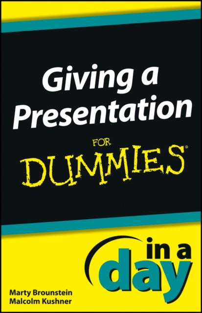 Giving a Presentation In a Day For Dummies, PDF eBook