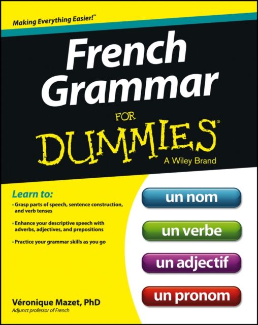 French Grammar For Dummies, Paperback / softback Book