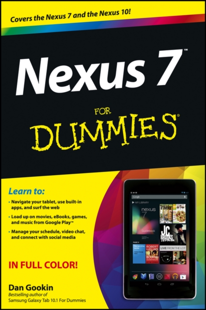 Nexus 7 For Dummies (Google Tablet), PDF eBook