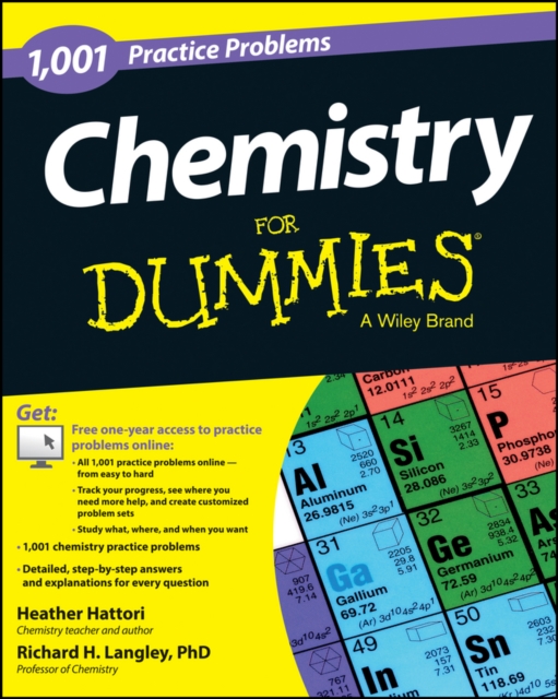 Chemistry: 1,001 Practice Problems For Dummies (+ Free Online Practice), Paperback / softback Book