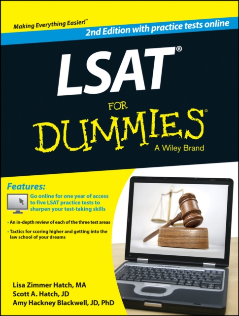 LSAT For Dummies (with Free Online Practice Tests), Paperback / softback Book