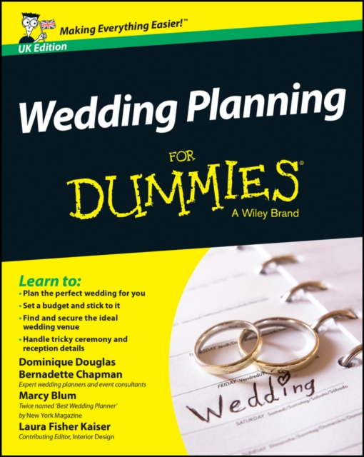 Wedding Planning For Dummies, PDF eBook