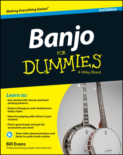 Banjo For Dummies : Book + Online Video and Audio Instruction, EPUB eBook