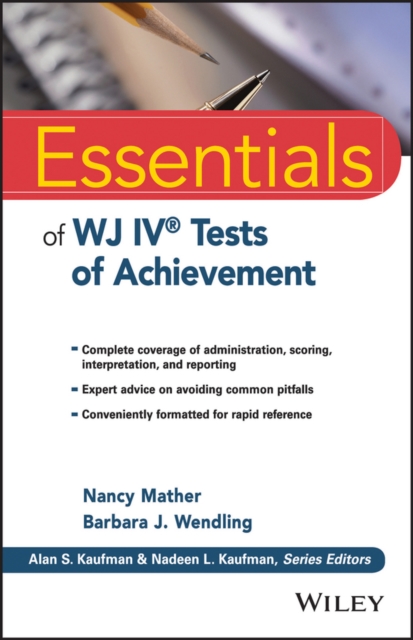 Essentials of WJ IV Tests of Achievement, PDF eBook
