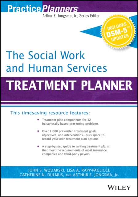 The Social Work and Human Services Treatment Planner, with DSM 5 Updates, Paperback / softback Book