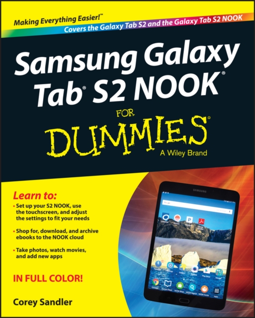 Samsung Galaxy Tab 4 Nook For Dummies, Paperback Book