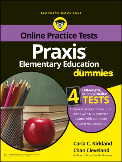 Praxis Elementary Education For Dummies with Online Practice Tests, Paperback / softback Book