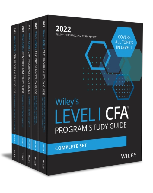 Wiley's Level I CFA Program Study Guide 2022 : Complete Set, Paperback / softback Book