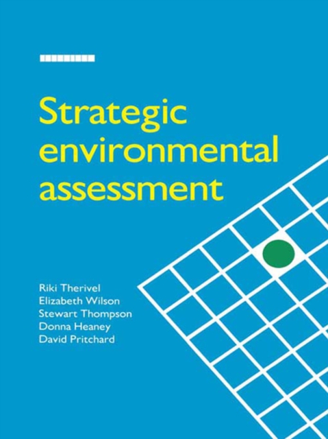 Strategic Environmental Assessment, EPUB eBook