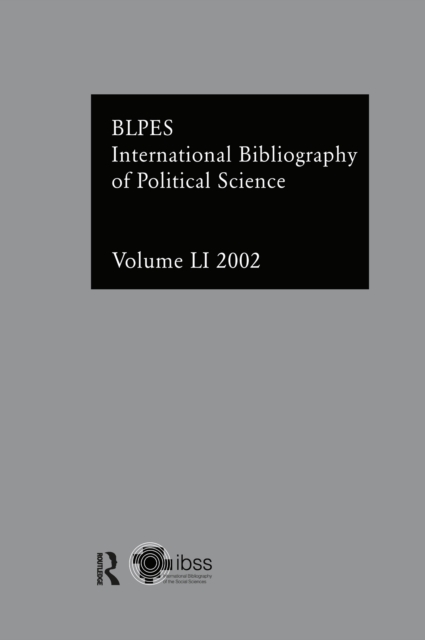 IBSS: Political Science: 2002 Vol.51, EPUB eBook