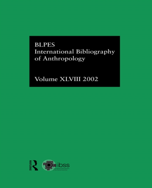 IBSS: Anthropology: 2002 Vol.48, EPUB eBook