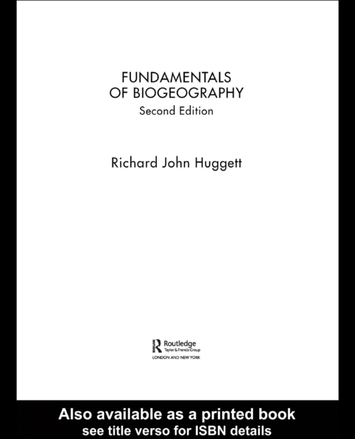 Fundamentals of Biogeography, PDF eBook