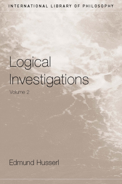 Logical Investigations Volume 2, PDF eBook