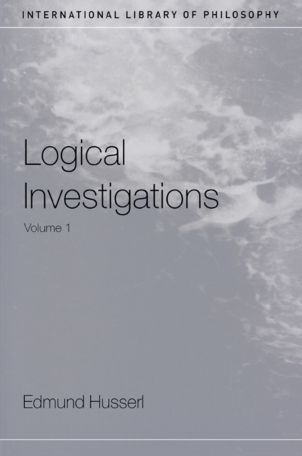 Logical Investigations Volume 1, EPUB eBook