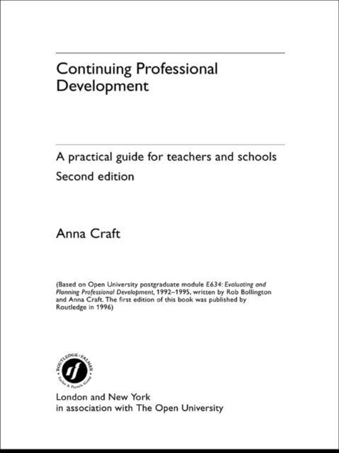 Continuing Professional Development : A Practical Guide for Teachers and Schools, EPUB eBook