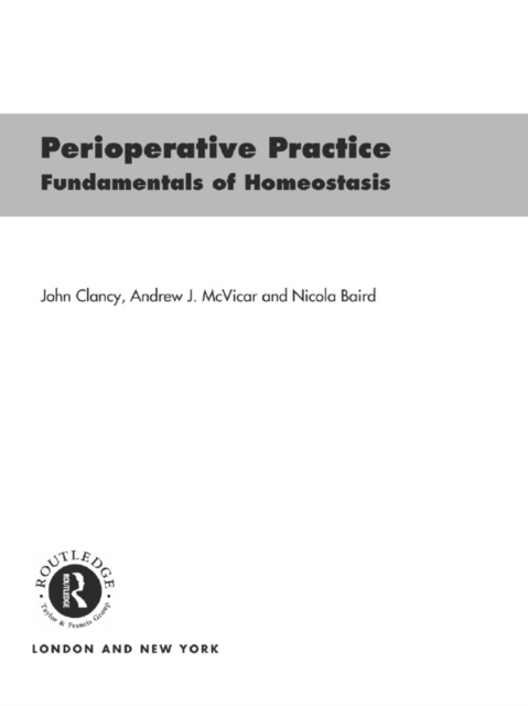 Perioperative Practice : Fundamentals of Homeostasis, PDF eBook