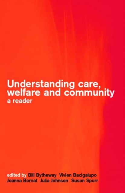 Understanding Care, Welfare and Community : A Reader, PDF eBook