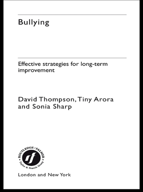 Bullying : Effective Strategies for Long-term Change, PDF eBook
