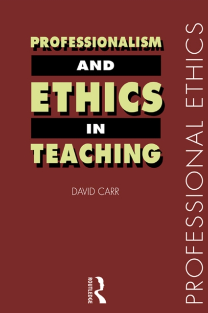 Professionalism and Ethics in Teaching, PDF eBook