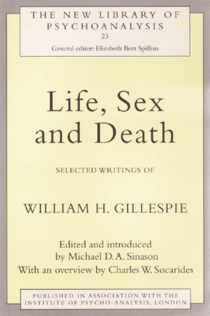 Life, Sex and Death : Selected Writings of William Gillespie, EPUB eBook
